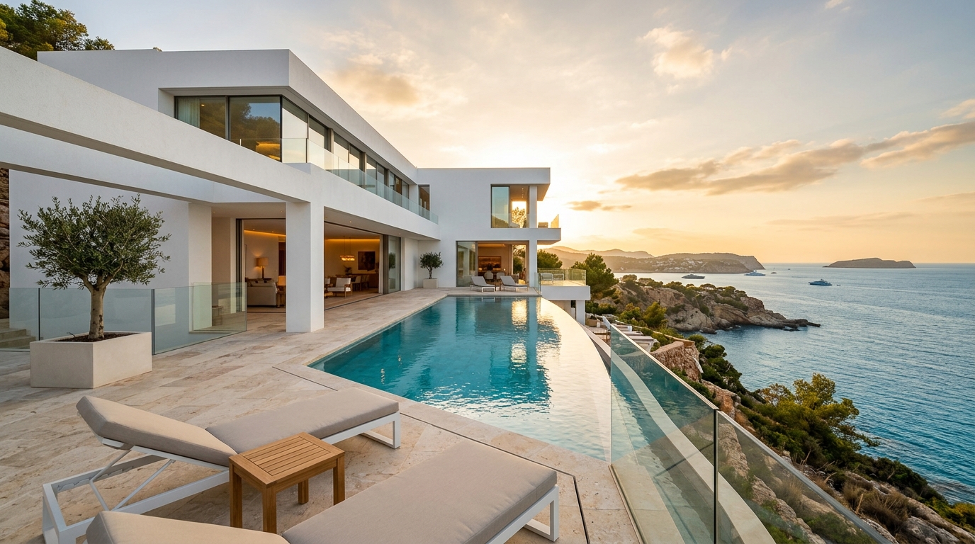 Architecture de villa de luxe